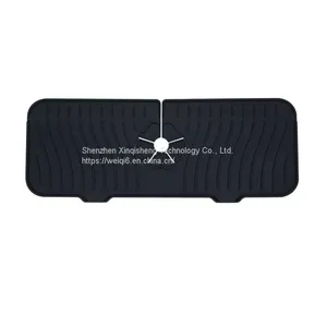 Amazon Top Seller Silicone Faucet Water Mat Sink Splash Guard Counter Top Silicone Water Guard Kitchen Drying Sink Pad thumbnail-2