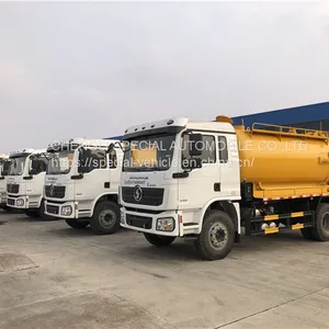 Heavy Duty Dongfeng 4*2 Sewage Cleaning Truck/Vacuum Suction Truck thumbnail-1