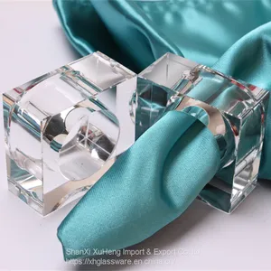 Modern Design Crystal Table Decoration Napkin Holder Dining Accessories thumbnail-1