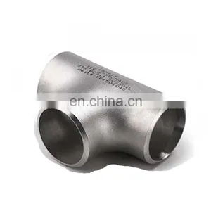 Butt Welding Pipe Fittings Carbon Steel Sch40 Equal Tee for Oil Gas Pipelines thumbnail-1