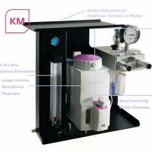Good Propular Stable Animal Anaesthestic Device With Popular Carbon Dioxide Absorber and Anesthesia Vaporizer thumbnail-1