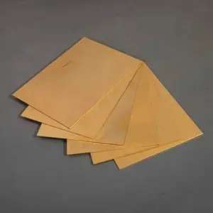Hot Sale C2680 H62 Brass Sheet H65 Brass Copper Sheet 5 3mm 6mm Thick Bronze Pure Brass Plate thumbnail-5