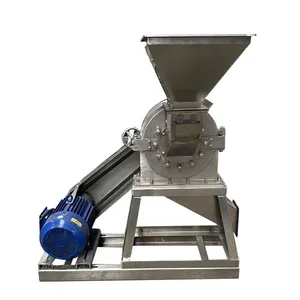 304 Stainless Steel Self-Priming Cyclone Dust Removal Octagonal Seasoning Grinder Toothed Disc Rice Pepper Grinder for Sale thumbnail-1