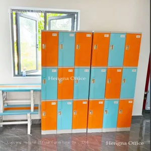 9-Cube ABS Locker FLC09 for Uni Dorms — Stackable Design Saves Floor Space in Shared Rooms thumbnail-3