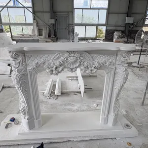 Owinstone-premium Marble Naturally Polished Marble/granite Fireplace for Wholesale, Customized Available, Cheap Price thumbnail-1