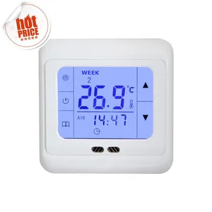 Hvac System Touch Screen Smart Digital Room Heating Cable TemperatureThermostat thumbnail-2
