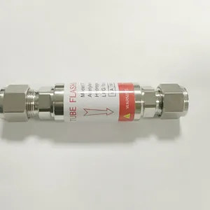 High Pressure Inline Flashback Arrestor for Acetylene Hydrogen LPG Gas Systems thumbnail-1