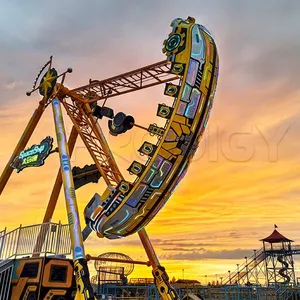 Theme Park Fiberglass 24 Seats Viking Ship Amusement Park Attractions Pirate Ship for Sale thumbnail-1