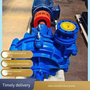 4/3c - ah Slurry Pump, Wear - Resistant Alloy, Rubber, Ceramic, Wazhou Bearing, Pump Shaft Quenched and Tempered, Impeller Dynamic Balance, Fine Sand Recovery thumbnail-1