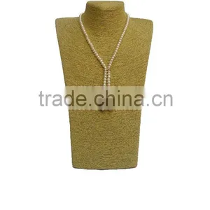 Newest Design Paper Twine Miniature Mannequin Nacklace Display thumbnail-3