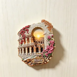 OEM ODM Custom Resin Fridge Magnet Tourist Souvenir 3D Decorative Refrigerator Magnet Crafts thumbnail-3