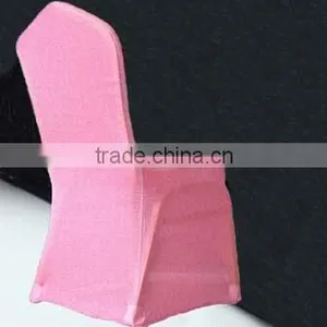 Elegant Pink Spangle Stretch Wedding Chair Cover thumbnail-1