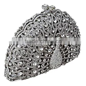 Luxury and Noble Diamante Clutch Bag thumbnail-2