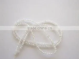 White Diamond Faceted Roundelle thumbnail-1