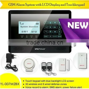 Wireless GSM Home Security System With User-friendly Menu Operating 007M2BX thumbnail-1