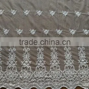 2016 Lace Accessories Hot Cotton Embroidery Lace Fabric Full Lace thumbnail-3