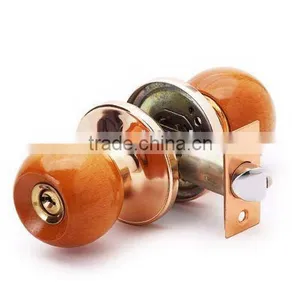 Wooden Tubular Knob Lock thumbnail-1