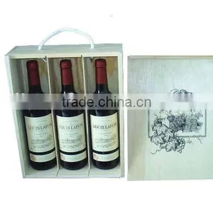 Wooden Wine Natural Box thumbnail-5