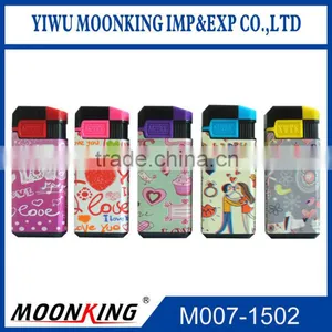 Customized Picture Refillable Electronic Plastic Lighter thumbnail-1