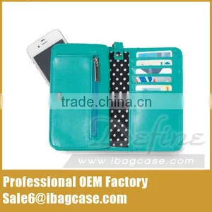 Premium Custom Brand Fashion Black Wristlet Wallet thumbnail-6