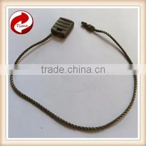 Army Green, Plastic Labels, LOGO-free,Manufacture China Plastic String Hang Tag for Clothing thumbnail-4