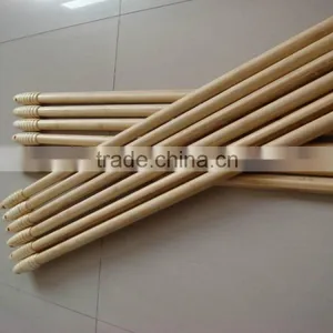 Natural Wooden Taper End Wooden Broom Handle thumbnail-1