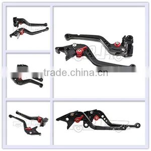 BJ-LS-003 Adjustable Cnc Machined Motorcycle Hand Brake Lever for Racing Bike thumbnail-2