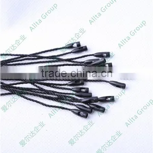 Customize Transparent Plastic Seal Tags for Garment Hang Tag With Black Color thumbnail-5