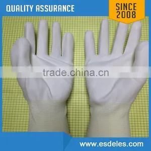 Gold Supplier Antistatic pu Palm Coating Glove thumbnail-1