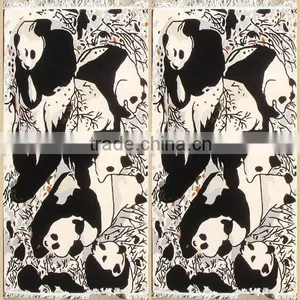 Black / White Woollen Rugs thumbnail-1