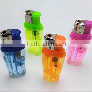 Transparent Big Flower Vase Electric Cigarette Lighter for Men thumbnail-3