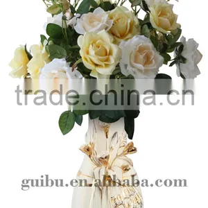 Hot Sell Handmade Clear Ceramic Floor Vase Wholesale thumbnail-1
