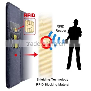 Detachable Leather Phone Case With Magnet and RFID Material thumbnail-1