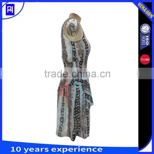 Oasis Snake Multi Orange Printed Dress thumbnail-3