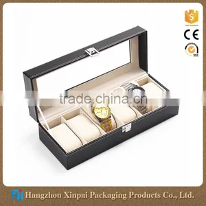 Custom New Product pu Leather Watch Packaging Box thumbnail-1