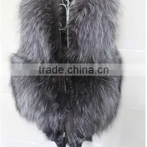 2016 Autumn and Winter Women Faux Fox Fur Vest thumbnail-6