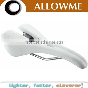 Allowme Hot Sell 143mm Body Geometry Evo Romin Titanium Rail White Mtb Specialized Bicycle Saddle thumbnail-1