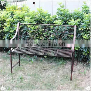 Garden Furniture Cast Iron Brown Patio Bench for Decorations thumbnail-4