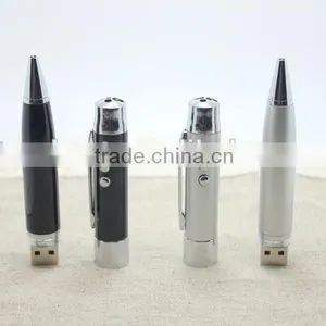 4 in 1 Multi Function Laser Pointer Usb Pen Drive ,ball Pen With LED Light and UV Money Detector Light thumbnail-3