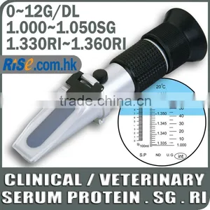 Clinical Veterinary Serum Protein Urine Specific Gravity Albumin Refractometer thumbnail-1