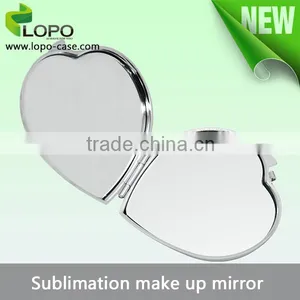 Customed Gift Sublimation Blank Compact Cosmetic Mirror thumbnail-1