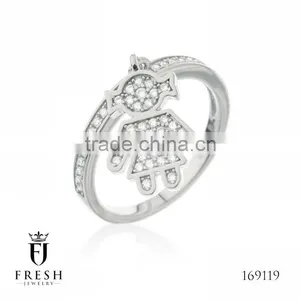 Fashion 925 Sterling Silver Ring - 169119 , Wholesale Silver Jewellery, Silver Jewellery Manufacturer, CZ Cubic Zircon AAA thumbnail-1