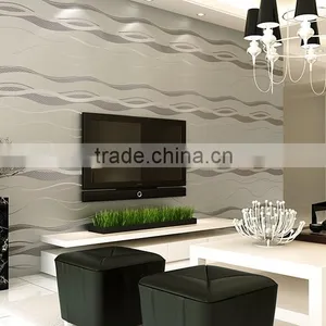 Beautiful Home Interior Decorative 3d Stripe Wallpaper thumbnail-1