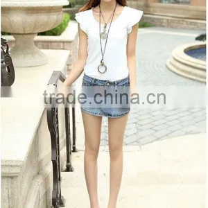Women Shorts Skirts Summer Casual Denim Shorts Women Jeans Vintage Single Breasted Female Sexy Skorts Skirt thumbnail-2