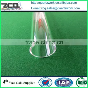100mm Quartz Glass Tube Quartz Tube for uv Lamp Quartz Tube thumbnail-3