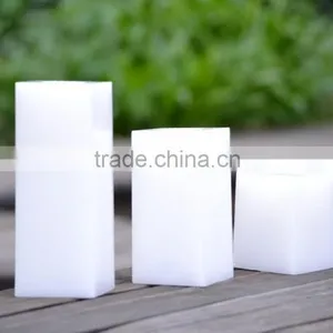 Square Pillar 75*H80mm 2 LED Light Wax Candle, Flameless Electronic Candle thumbnail-2