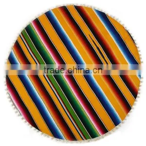 New Design Watermelon Shaped Round Beach Towel Made in China thumbnail-3