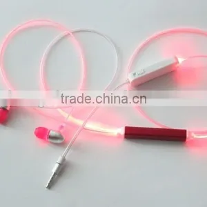 2015 Newest Arrival Shiny Lighting LED Earphone With Microphone thumbnail-2