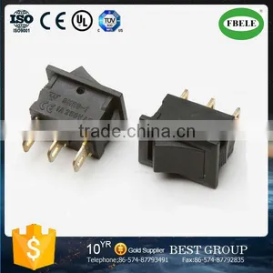 SMRS-102-1 Sub-Miniature Rocker Switch, Mini ON-ON Rocker Switch, SPDT 3P Rocker Switch (FBELE) thumbnail-1