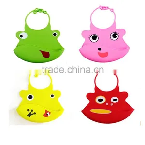 Waterproof Silicone Baby Feeding Drool Bibs thumbnail-5